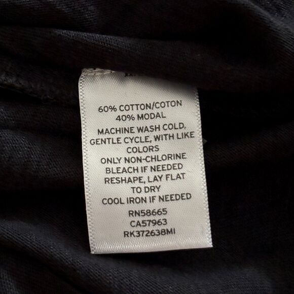 SUSINA NORDSTROM Rack Basic Black Scoop Neck Woman's XS Casual T-Shirt #B - Picture 5 of 5